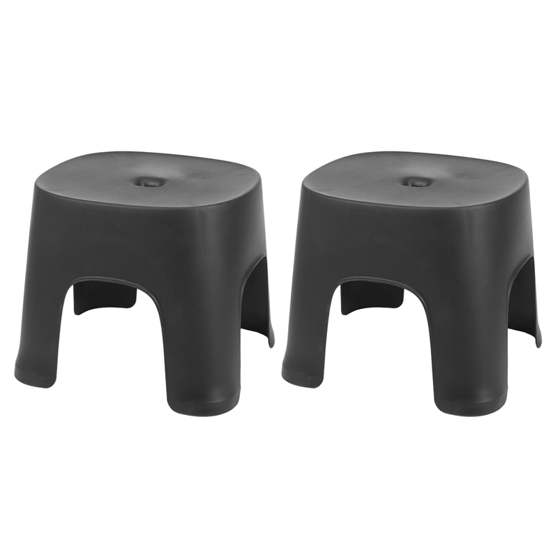 plastic stool black