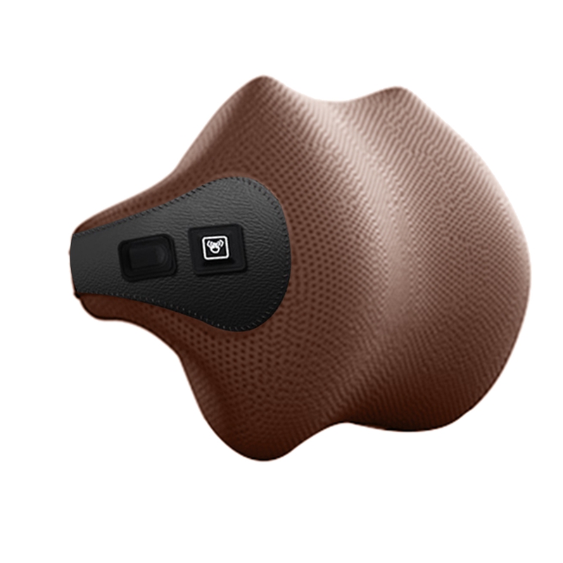 Massage Neck Support Pillow Car Seat Back Support Headrest Pillow Simulation Human Massage Car Back Travel Home