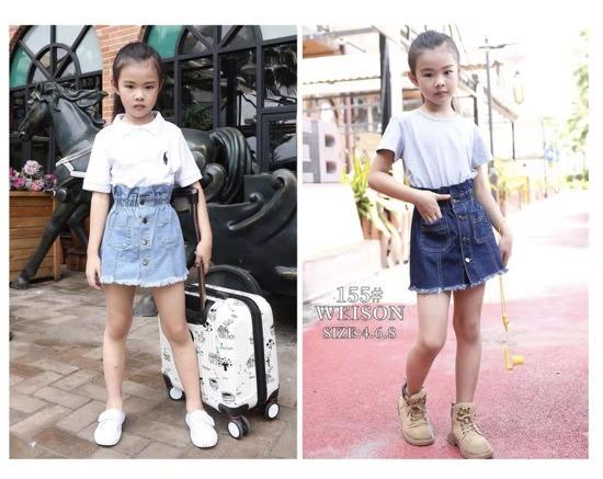 maong skirt for kids