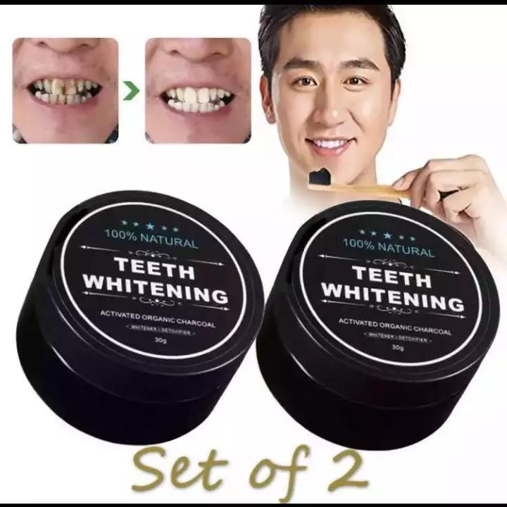 teeth whitening activated organic charcoal