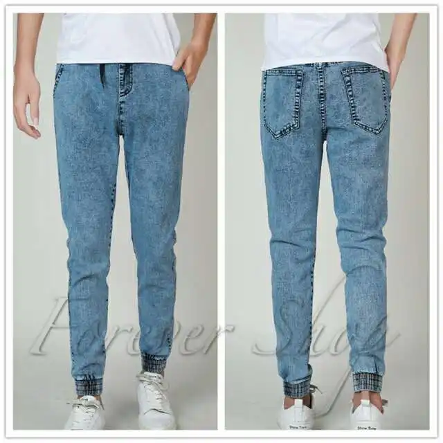 acid wash jogger jeans