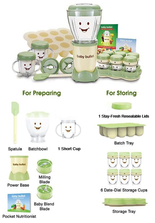 baby bullet storage system