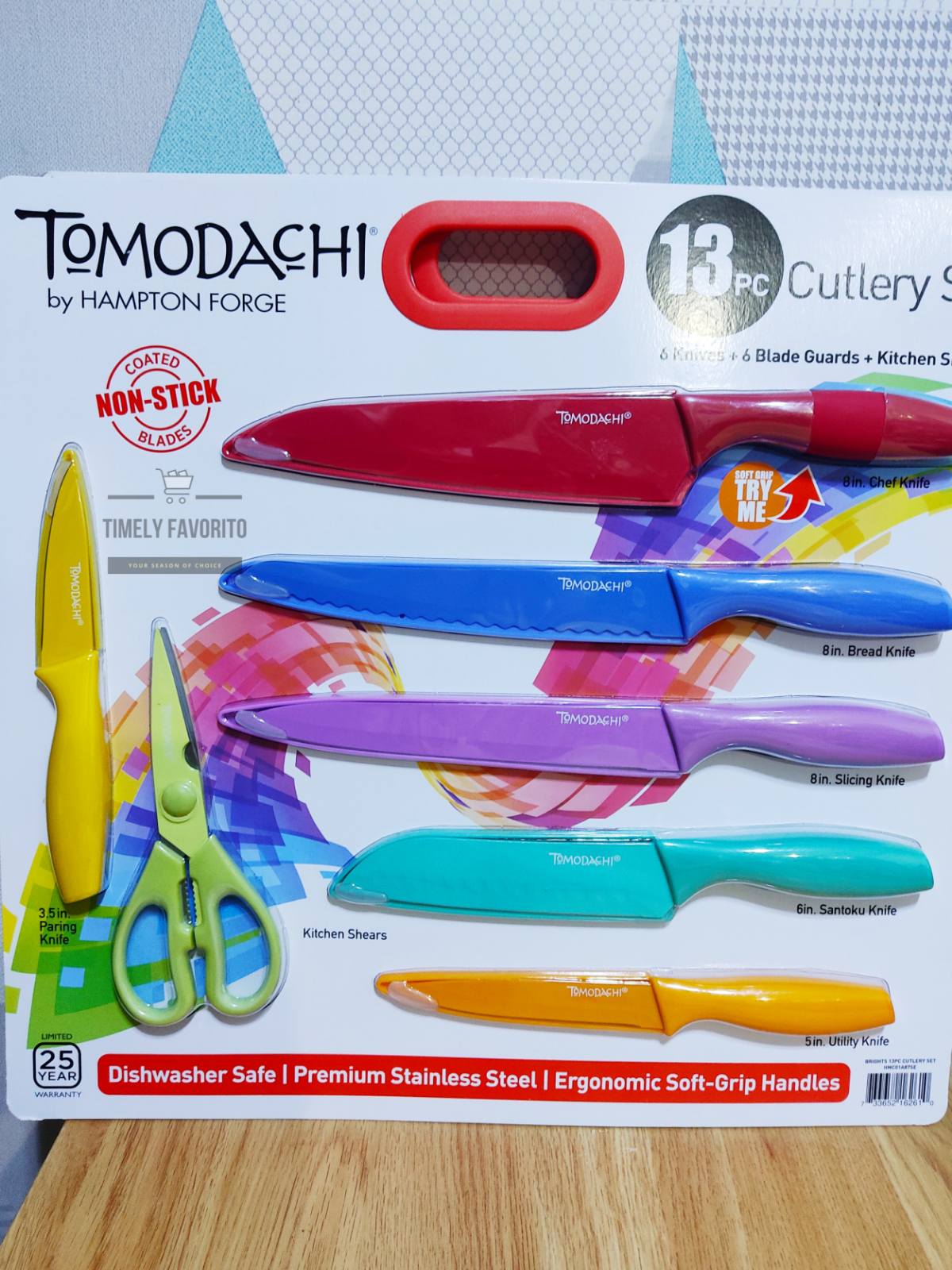 Tomodachi HMC01B629K Harvest – 13-Piece Knife Block Set