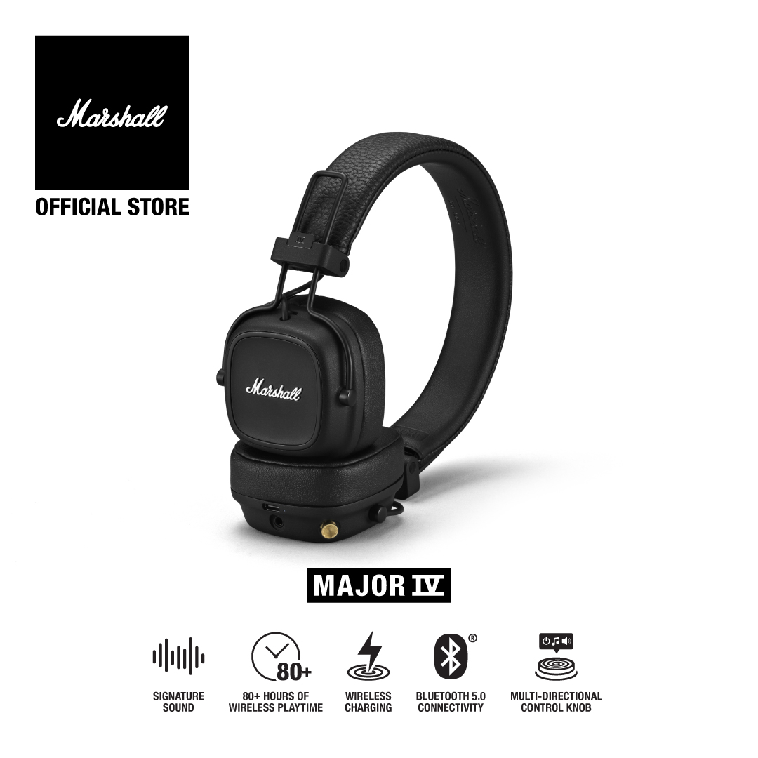 yg Marshall MAJOR bluetooth Ⅳ ブラック - 通販 - guianegro.com.br