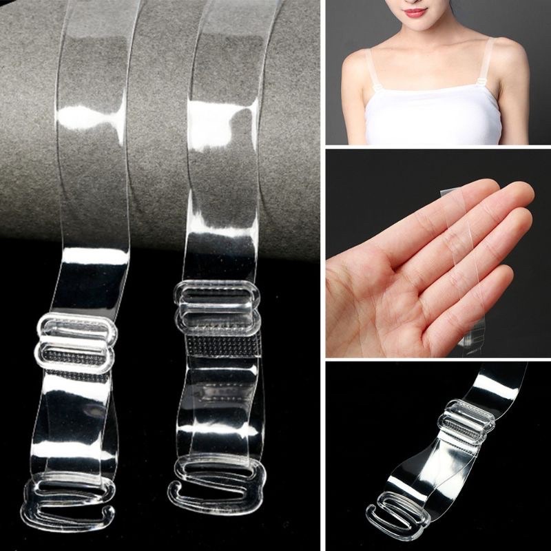Clear Bra Straps (2 pairs)