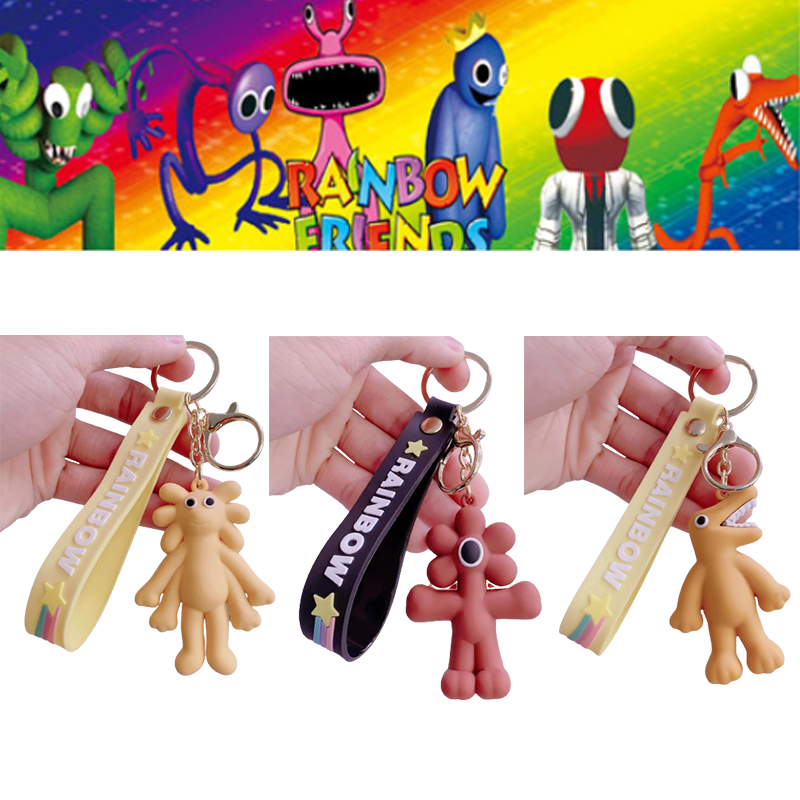 Green) Rainbow Roblox Friends Blue Pink Yellow Duck Keychain Bag Pendant  Kid Xmas Gift on OnBuy