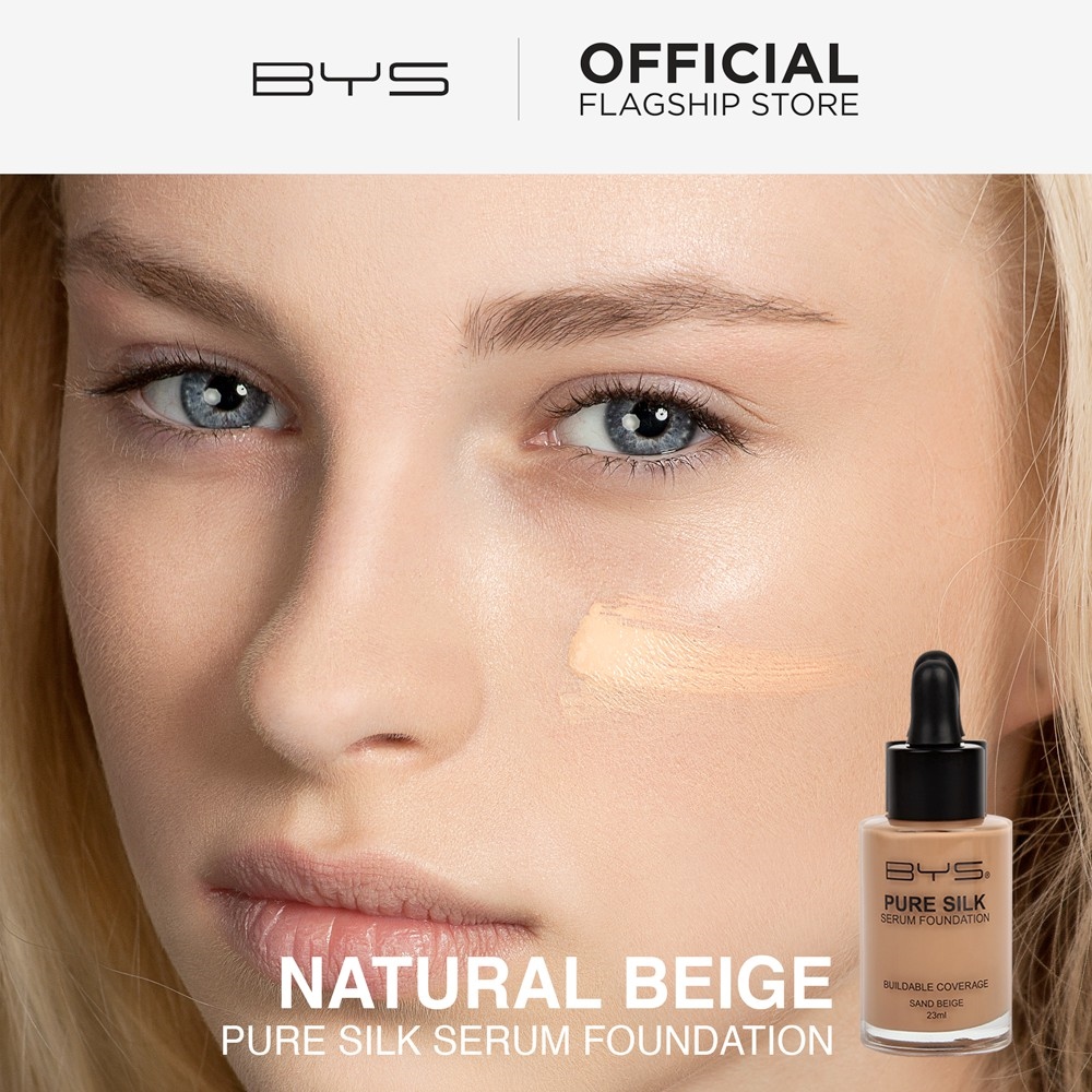 bys pure silk serum foundation