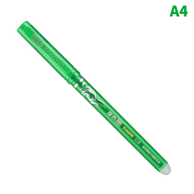 0.5Mm Ma Thuật Bút xóa Báo Chí Bộ bút nước 4 Màu Sắc Có Thể xóa được Refill Rod mực gel Văn Phòng Phẩm Có Thể Thu Vào Bút Có Thể Giặt Xử Lý Thanh
