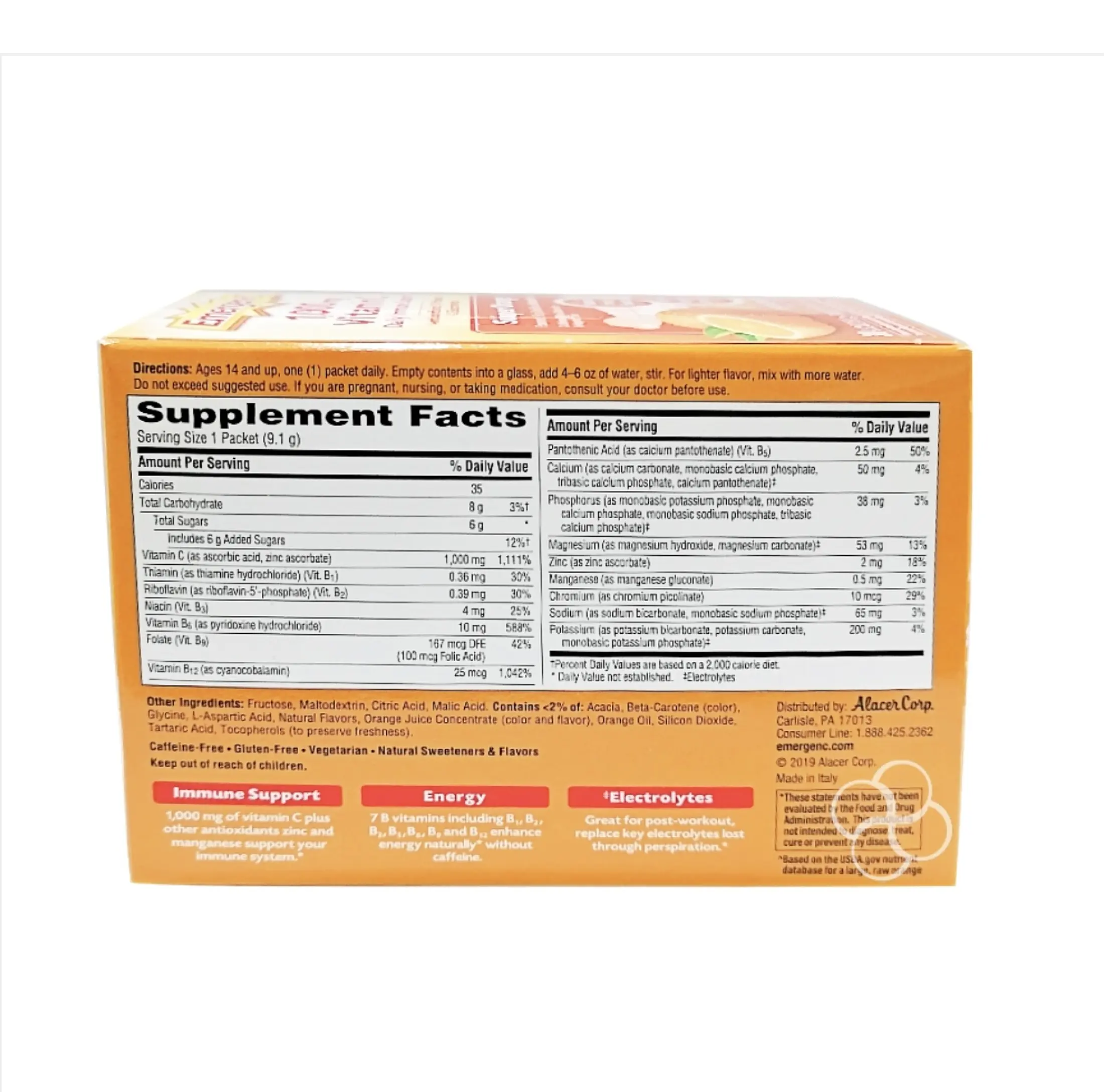 Emergen C 1000mg Vitamin C 30 Packets Lazada Ph