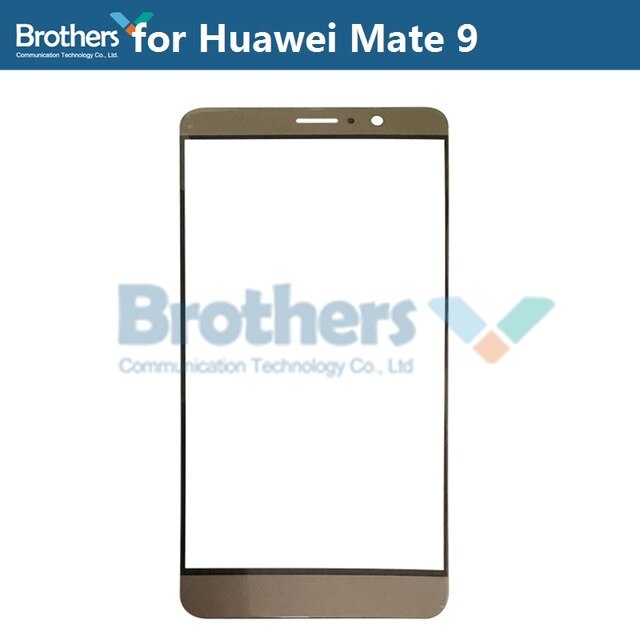 ด้านหน้าด้านนอกเลนส์กระจกสำหรับ Huawei Mate 7 8 9หน้าจอสัมผัสสำหรับ Mate9 Mate8 Mate7ด้านหน้าเลนส์กระจก LCD เลนส์กระจกเปลี่ยนโทรศัพท์ใหม่