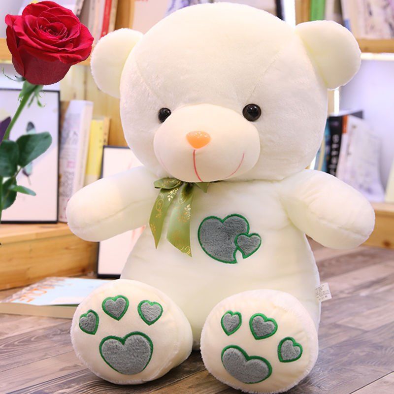 Gấu bông ôm gấu Thú nhồi bông búp bê gấu trúc khổng lồ dễ thương gấu lớn Búp Bê Búp bê vải quà sinh nhật cô gái