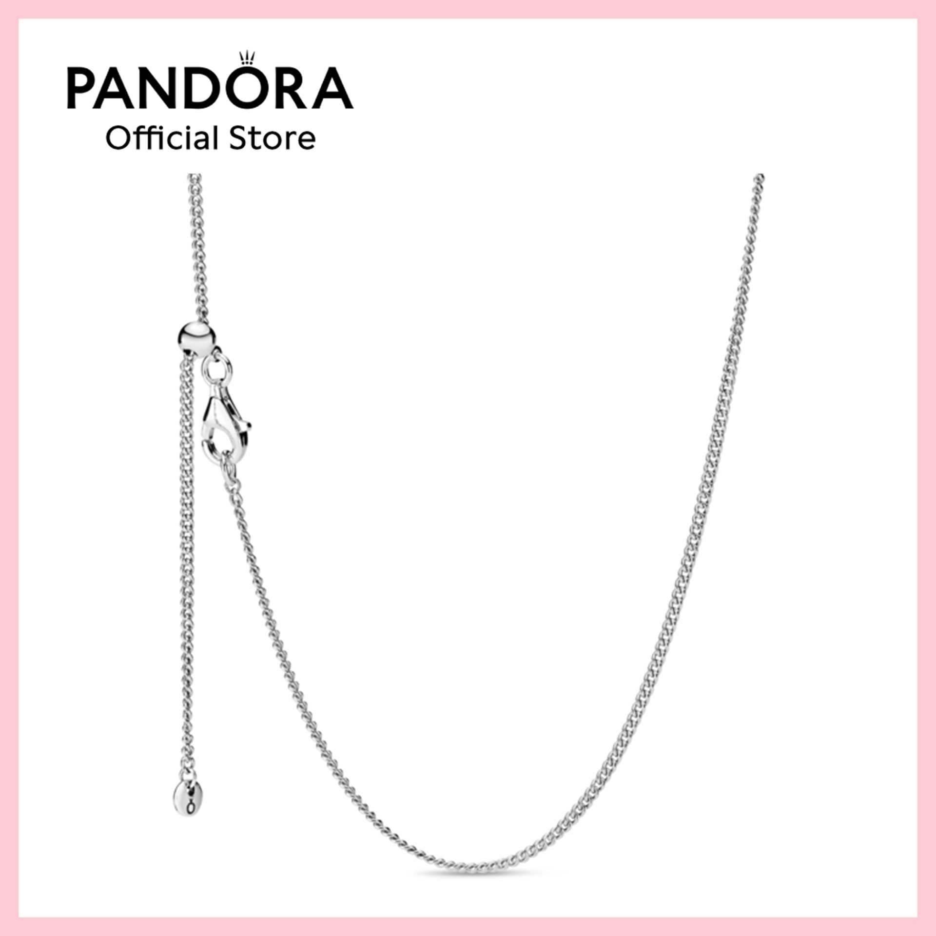 2022 New Original Pandoras Curb Chain Necklace