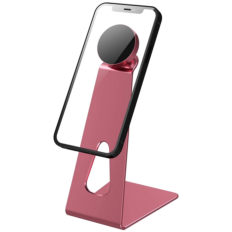 Cell Phone Stand- Aluminum &Magnetic Multi-Angle Adjustable Desktop Phone Holder Dock Cradle for iPhone