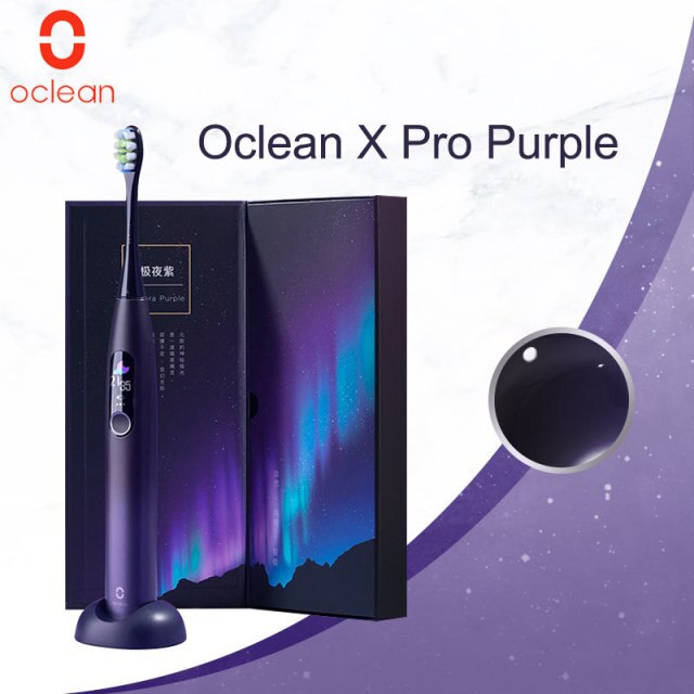 สำหรับผู้ใหญ่ Sonic Oclean XPRO แปรงสีฟัน Global Version 2-In-1แท่นชาร์จโทรศัพท์ IPX7สีหน้าจอสัมผัสแปรงสีฟัน Fast Charge