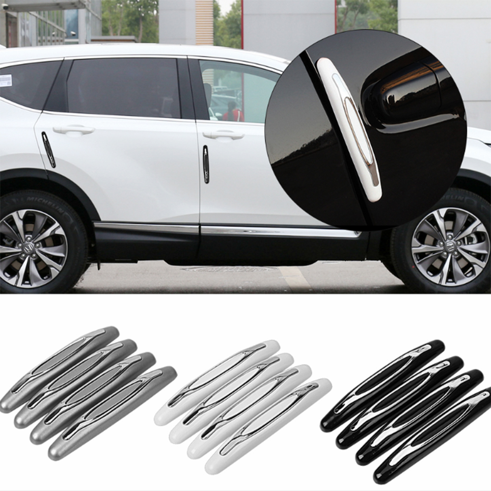 HELUVK 4Pcs Styling Decorative Edge Trim Universal Anti-Collision Strip Auto Guard Anti-Scratch Car Door Protector