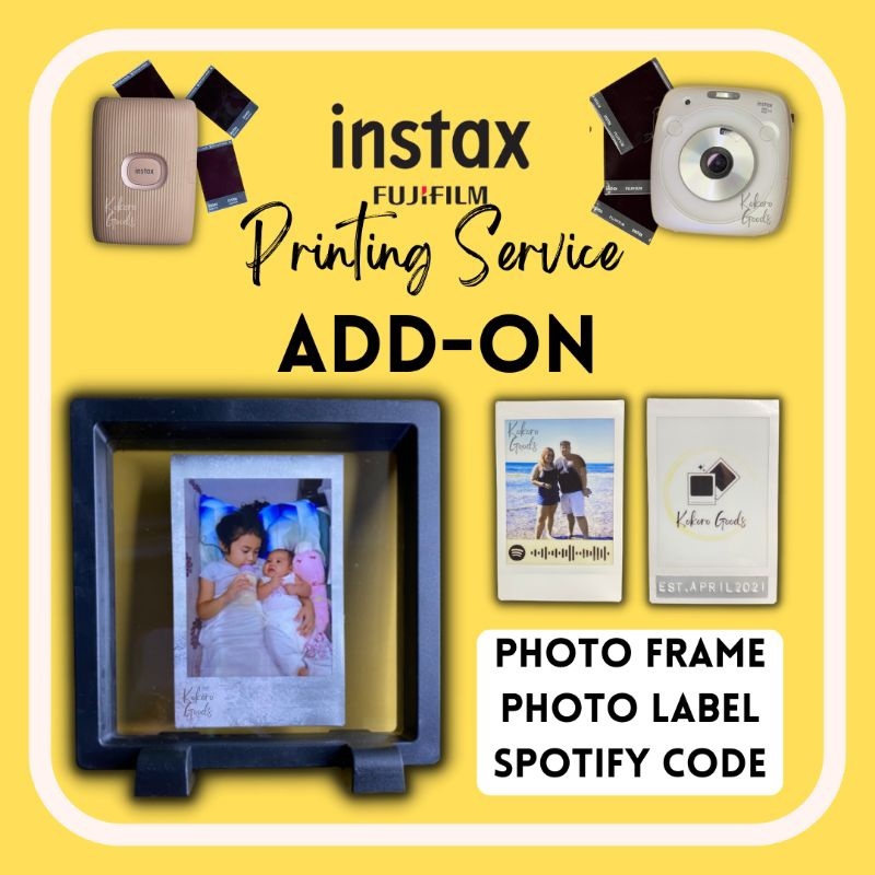 instax with spotify code