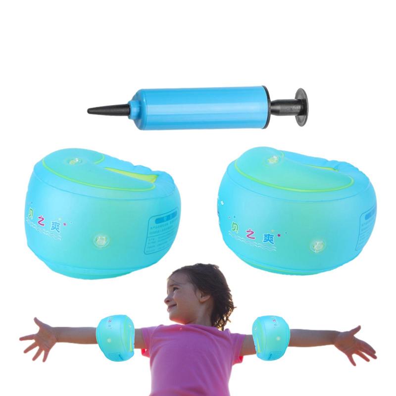 Bơi cánh tay nổi bóng hình người bằng hơi bơi nổi cho cánh tay hồ bơi trẻ em floaties Phao bơi tròn tay áo bơm hơi cho trẻ mới biết đi chàng trai