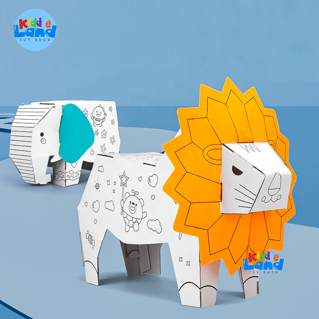 ArtCreativity Construct Your Own Lion Art Project, DIY Art Kit for Kid · Art  Creativity