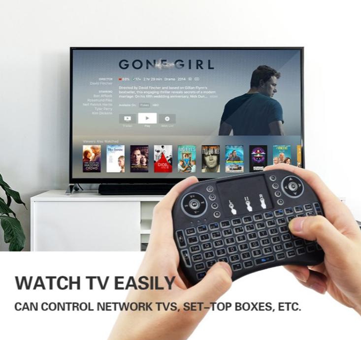 I8 Mini 2.4Ghz Wireless Touchpad Keyboard For Android TV Box Xbox Smart