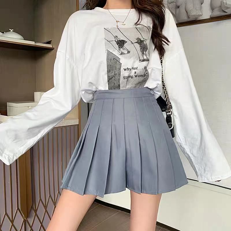 ☆Misl☆Fashion Korean Style High Waist Palda Slim Pleated Skirt Mini Plaid  Skirt For Women Tennis School Uniform Skirts | Lazada Ph