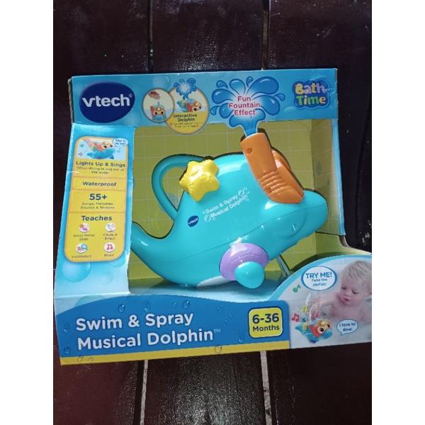 Swim and spray musical hot sale dolphin