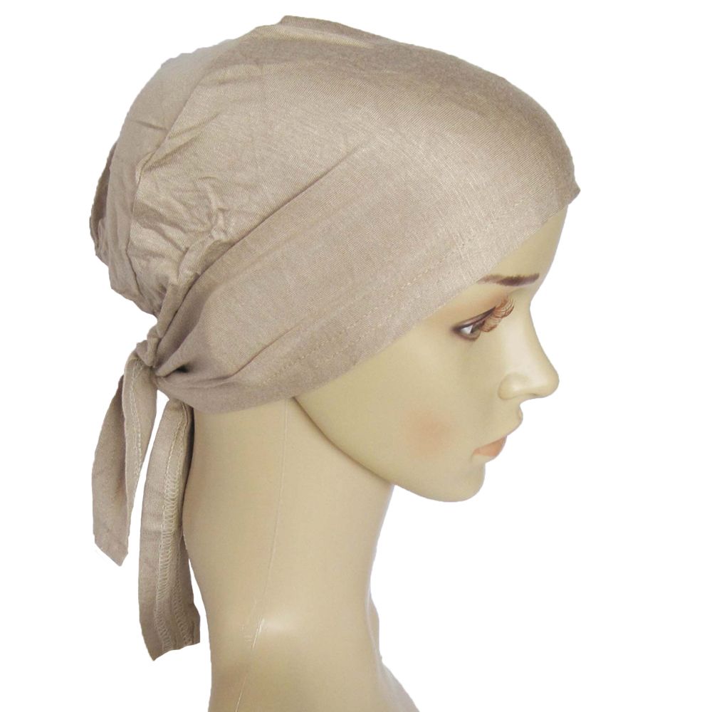 NFYKY Chic แฟชั่น Underscarf อุปกรณ์เสริมหมวกคลุมหัวหมวกของอิสลามฮิญาบของมุสลิมหมวกหมวกหิญาบผู้หญิง Hijabs