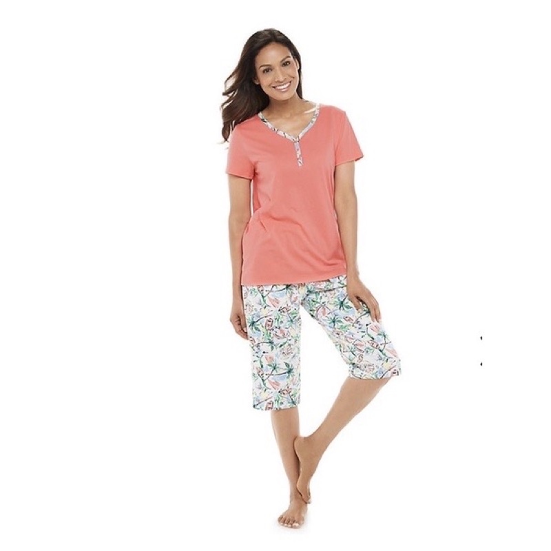 Croft and barrow discount capri pajama set