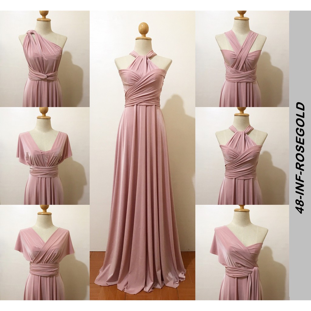 ROSEGOLD Infinity Dress | Floorlength 