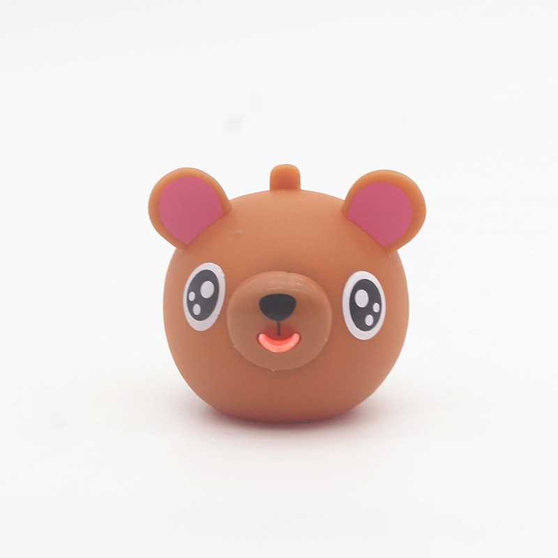 Bunny Squeeze Tongue Out Fidget Toys Talk Rabbit Pig Tiger Bear