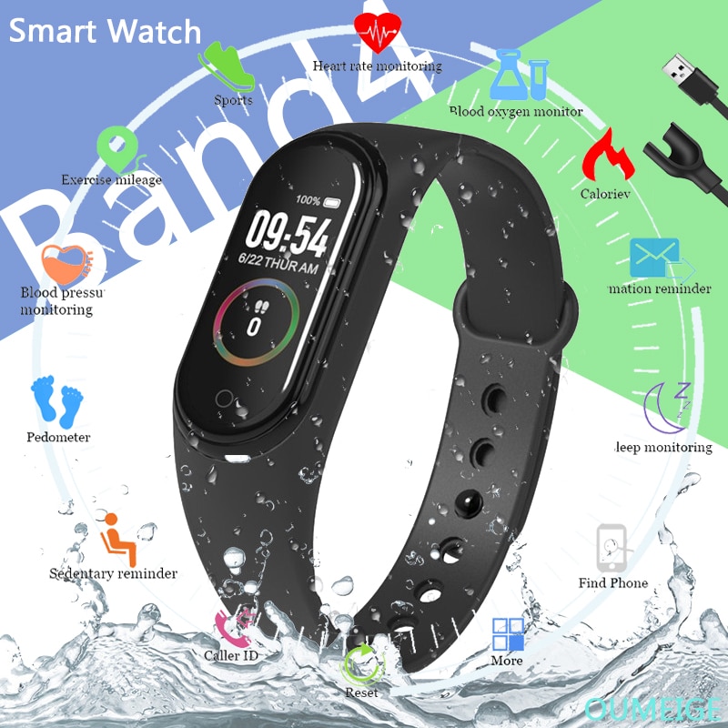 Band4 Inteligent Smart Watch Heart Rate Blood Pressure Heart Rate Monitor