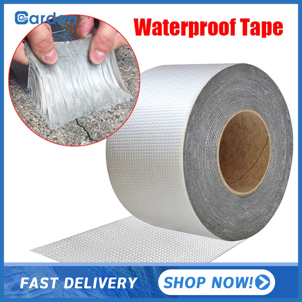 Genuine Waterproof Tape Strong Adhesive Repair Tape Butyl Rubber High  Temperature - Resistance Aluminium Foil Tape Good Things To Repair The Roof  | Lazada PH