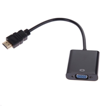 1080P Micro HDMI / Mini HDMI / HDMI To VGA Adapter With Audio(Blcak) - Intl April 2018 - 2 1080P Micro HDMI / Mini HDMI / HDMI to VGA Adapter with Audio(Blcak) - intl - 2