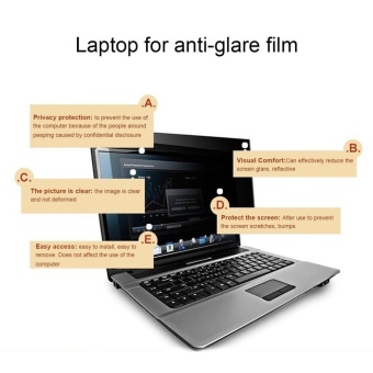 12 Inch Privacy Filter Anti-spy Screens Protective Film For 16:9 Laptop Black - Intl June 2018 - 4 12 inch Privacy Filter Anti-spy Screens Protective Film For 16:9 Laptop black - intl - 4