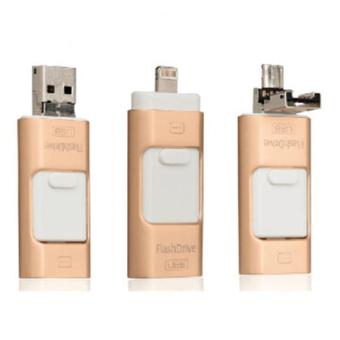 16GB I-Easy Drive Smart Phone U Disk/3 In 1 Otg Usb Flash Drive ForiPhone 5/6s/6 Plus/7/7 Plus IPad PC+Mobile Phone Bracket + Usbflash Cable_gold - Intl June 2018 - 2 16GB i-Easy Drive Smart phone U Disk/3 in 1 Otg Usb Flash Drive ForiPhone 5/6s/6 plus/7/7 plus iPad PC+Mobile phone bracket + usbflash cable_gold - intl - 2