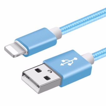 1M Nylon Braided Lightning USB Cable Sync And Charging Cord Compatible With IPhone 7 7 Plus 6 6s 6 Plus 6s Plus 5 5s 5c Se IPad IPod & More - Intl June 2018 - 2 1M Nylon Braided Lightning USB Cable Sync and Charging Cord Compatible with iPhone 7 7 Plus 6 6s 6 plus 6s plus 5 5s 5c se iPad iPod & More - intl - 2