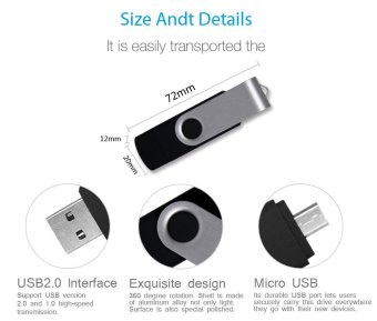 2 IN 1 OTG Pen Drive For Mobile Phone 256GB Memory Stick Android Smartphone Usb 2.0 U Disk USB Flash Drive Pendrive_Black - Intl June 2018 - 2 2 IN 1 OTG Pen Drive For Mobile Phone 256GB Memory Stick Android Smartphone Usb 2.0 U Disk USB Flash Drive Pendrive_Black - intl - 2