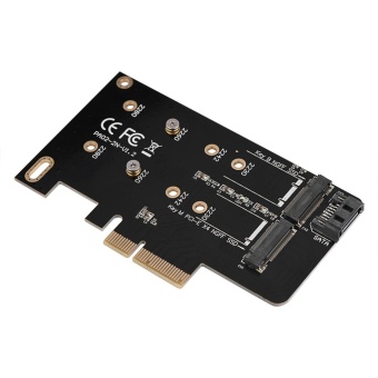 2 Ports NGFF M.2 B + M Key To PCI-E 4X 3.0 Adapter Card SSD - Intl June 2018 - 5 2 Ports NGFF M.2 B + M Key To PCI-E 4X 3.0 Adapter Card SSD - intl - 5