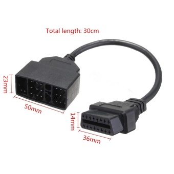 22 Pin OBD1 To 16 Pin OBD2 Convertor Adapter Cable For TOYOTADiagnostic Scanner - Intl April 2018 - 4 22 Pin OBD1 To 16 Pin OBD2 Convertor Adapter Cable For TOYOTADiagnostic Scanner - intl - 4
