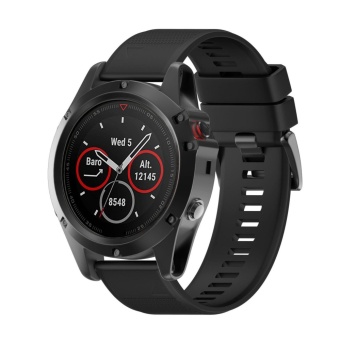 26mm Width Soft Silicone Easy Fit Band Strap For Fenix 5X / Fenix 3/3HR GPS Watch - Intl June 2018 - 3 26mm Width Soft Silicone Easy Fit Band Strap for Fenix 5X / Fenix 3/3HR GPS Watch - intl - 3