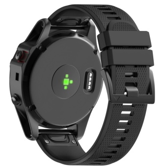 26mm Width Soft Silicone Easy Fit Band Strap For Fenix 5X / Fenix 3/3HR GPS Watch - Intl June 2018 - 5 26mm Width Soft Silicone Easy Fit Band Strap for Fenix 5X / Fenix 3/3HR GPS Watch - intl - 5