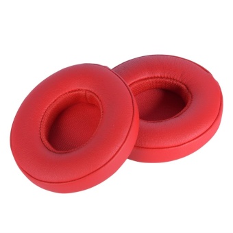 2Pcs Earpads Ear Pad Cushion Replacement For BEATS SOLO2.0 Wireless Headphone (Red) - Intl June 2018 - 3 2Pcs Earpads Ear Pad Cushion Replacement for BEATS SOLO2.0 Wireless Headphone (Red) - intl - 3