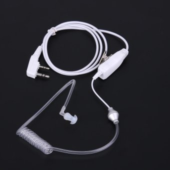 2Pin Acoustic Tube PTT Mic Earpiece For Baofeng Kenwood 2way Radio(White) - Intl June 2018 - 3 2Pin Acoustic Tube PTT Mic Earpiece for Baofeng Kenwood 2way Radio(White) - intl - 3
