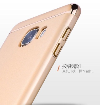 3 In 1 Ultra Thin And Slim Hard Case Coated Non Slip Matte Surface With Electroplate Frame For Samsung Galaxy A7 2017 / A720 (Gold) - Intl May 2018 - 4 3 In 1 Ultra Thin and Slim Hard Case Coated Non Slip Matte Surface with Electroplate Frame for Samsung Galaxy A7 2017 / A720 (Gold) - intl - 4