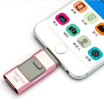 3 In 1 USB Flash Drive 64GB USB 3.0 Pen Drive Memory Stick StorageDevice U Disk For Iphone 5/6/6s/7/7s Android Mobile Phone +Free 2in 1 Phone Fan(rose Gold) - Intl July 2018 - 2 3 in 1 USB Flash Drive 64GB USB 3.0 Pen Drive Memory Stick StorageDevice U Disk For iphone 5/6/6s/7/7s Android Mobile Phone +Free 2in 1 phone fan(rose gold) - intl - 2