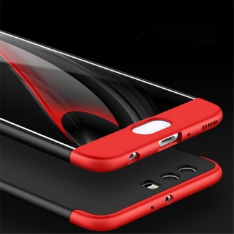 3 In1 Full Cover Case For Huawei P10 Black+Red - Intl April 2018 - 2 3 in1 Full Cover Case For Huawei P10 Black+Red - intl - 2