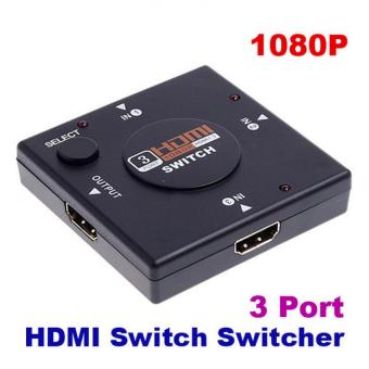 3 Port Mini Switcher HD Video HDMI Switch Splitter For HDTV PS31080P With Free Mini Foldable All-In-One Monopod With RemoteClicker (Black) June 2018 - 2 3 Port Mini Switcher HD Video HDMI Switch Splitter for HDTV PS31080P with Free Mini Foldable All-In-One Monopod with RemoteClicker (Black) - 2