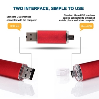 32GB OTG Micro USB 2.0 Flash Memory Drive Stick Pen Thumb U Disk (Black) - Intl April 2018 - 4 32GB OTG Micro USB 2.0 Flash Memory Drive Stick Pen Thumb U Disk (Black) - Intl - 4