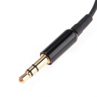 3.5mm Plug Headphone Mic Audio Splitter Cable (Black) June 2018 - 2 3.5mm Plug Headphone Mic Audio Splitter Cable (Black) - 2