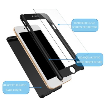 360 Degree Full-Body Case For Huawei P8 Lite 2017 / Honor 8 LiteHard Front And Back Protection Cover + Tempered Glass ScreenProtector - Intl June 2018 - 3 360 Degree Full-Body Case for Huawei P8 Lite 2017 / Honor 8 LiteHard Front and Back Protection Cover + Tempered Glass ScreenProtector - intl - 3