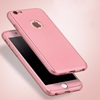 360 Degree PC Hard Phone Case Front And Back Full Cover WithTempered Film Glass Screen Protector For Apple IPhone 6 Plus /6sPlus 5.5 Inch(Rose Gold) - Intl June 2018 - 2 360 Degree PC Hard Phone Case Front and Back Full Cover withTempered Film Glass Screen Protector for Apple iPhone 6 Plus /6sPlus 5.5 inch(Rose Gold) - intl - 2